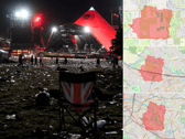 Is Glastonbury Festival bigger than Coachella Festival or even some small countries? A new website can help you discover just how big the festival site is compared to other areas (Credit: Getty Images)