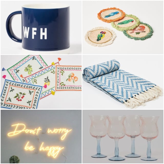 <p>Some of the homeware items on sale at Oliver Bonas</p>