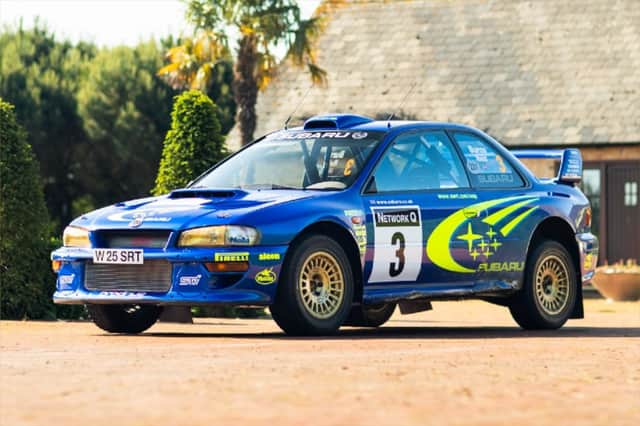 Sunday’s display will include a collection of WRC champion Richard Burns’s cars