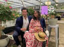The late Dame Deborah James with her husband Sebastien Bowen.
