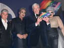 Linda Riley, Julian Clary, Paul O’Grady and Victoria Scone attend the Rainbow Honours at 8 Northumberland Avenue on June 01, 2022 in London, England. (Photo by Stuart C. Wilson/Getty Images)