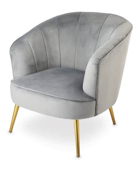 Kirkton House Grey Accent Chair (Aldi)