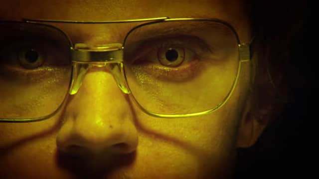 Evans as Dahmer in the new Netflix show Monster: The Jeffrey Dahmer Story. 