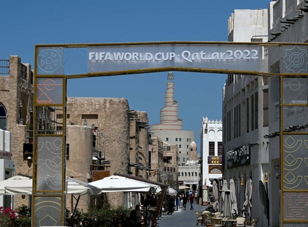 <p>Qatar’s touristic Souq Waqif bazar in the capital Doha, on March 31, 2022 as the countdown towards the most controversial World Cup begins (Photo by GABRIEL BOUYS/AFP via Getty Images)</p>