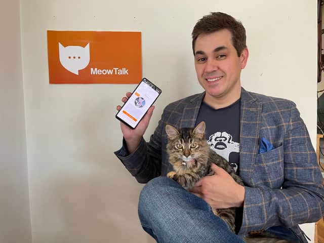 Meow Talk founder Javier Sanchez