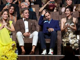 Cast of Don’t Worry Darling at the premiere of the film. 
