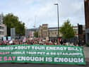 Thousands have rallied on the streets around the country to protest the cost of living-crisis.