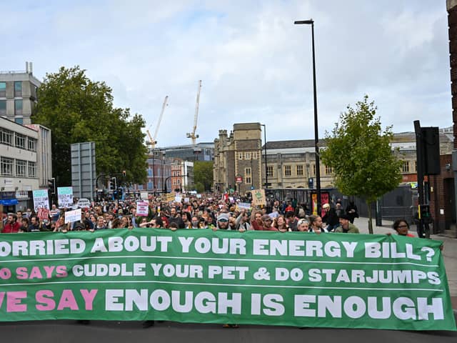 Thousands have rallied on the streets around the country to protest the cost of living-crisis.