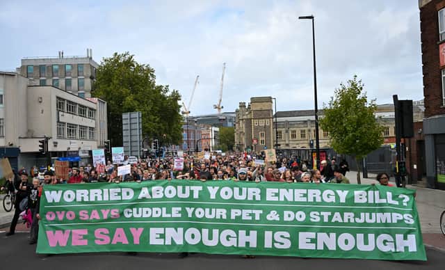 Thousands have rallied on the streets around the country to protest the cost of living-crisis.