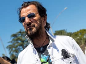 Ringo Starr attends Ringo’s Peace & Love Birthday Celebration at Beverly Hills Garden Park on July 7, 2022 in Beverly Hills, California.