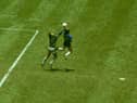 Maradona scored both goals in the famous Quarter Final against England in the 1986 Mexico World Cup. 