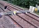 CCTV footage released by Network Rail capturing some of the reckless behaviour at a popular level crossing.  