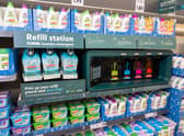 Lidl’s smart refill machines will be located on-shelf in the store’s laundry detergent section