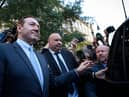 US actor Kevin Spacey gets into a car as he leaves the United States District Court for the Southern District of New York