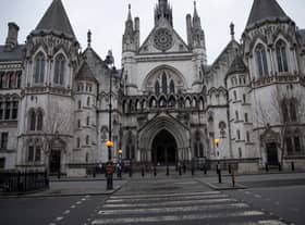  A general view of the Royal Courts of Justice in London.