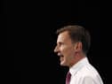 Chancellor of the Exchequer, Jeremy Hunt.  (Photo credit should read TOLGA AKMEN/AFP via Getty Images)