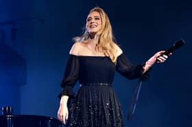 Adele performs on stage as American Express present BST Hyde Park in 2022.
