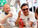 England fans reacting during the UEFA EURO 2020 match between Germany and England at The New Crown British Pub.