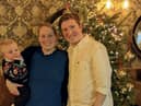 Pictured are Kate, Fred and Ian Richards. A savvy mum has shared a money hack which has saved her more than £650 - and paid for all of her Christmas shopping. 