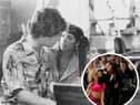Bruno Martelli (Lee Curreri) tries to convince Coco Hernandez (Irene Cara) they should form a rock band, in a scene from 'Fame'. Inset: Irene Cara performs before the AFL Grand Final match in 2006