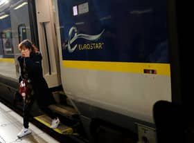 The RMT says it expects the four days of pre-Christmas strikes to have a significant impact on Eurostar services from London St Pancras  (Photo by TOLGA AKMEN/AFP via Getty Images)