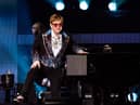 Sir Elton John performs onstage during the Farewell Yellow Brick Road tour at Dodger Stadium on November 17, 2022 in Los Angeles, California. (Photo by Scott Dudelson/Getty Images)