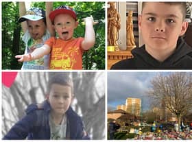 Brothers  Finlay and Samuel Butler, their cousin Thomas Stewart (top right) and Jack Johnson (bottom left) all died after falling through ice into a lake.