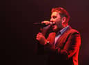 Terry Hall of The Specials performs on stage during the Splendour in the Grass festival at Belongil Fields 