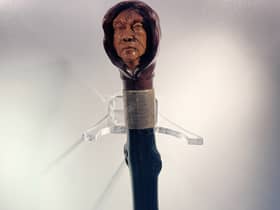The cane with Jack the Ripper’s likeness carved into it (Photo: College of Policing) 