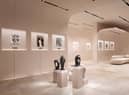 Art gallery pictured in the $40 million luxury underground bunker.