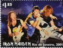 One of the Iron Maiden stamps that are coming into circulation (Photo: Royal Mail) 