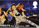 One of the Iron Maiden stamps that are coming into circulation (Photo: Royal Mail) 
