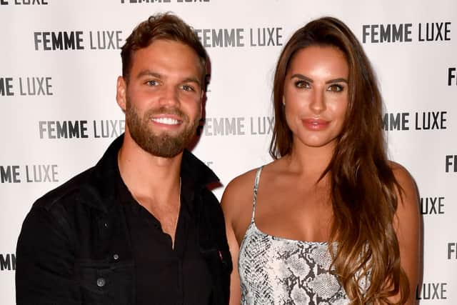  Dom Lever and Jessica Shears during the VIP launch of 'Femme Luxe' 99p dress collection at Menagerie on November 21, 2018 in Manchester, England. (Photo by Anthony Devlin/Getty Images)