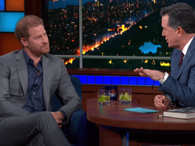 Harry, Duke of Sussex, appeared on CBS late night talk show The Late Show with Stephen Colbert on Tuesday evening (US time)