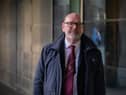 Mick Whelan, the General Secretary of the Associated Society of Locomotive Engineers and Firemen (ASLEF) arrives to attend a Commons Select Committee on rail strikes at Portcullis House.
