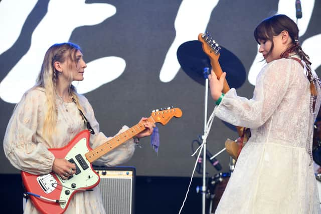 Rhian Teasdale and Hester Chambers’ Wet Leg is nominated in four categories at the Brit Awards this year.