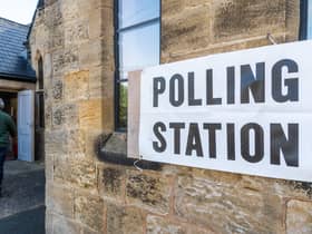 A view of a polling station. For the first time, people from across the country will need to show photographic ID to vote at this year’s local elections. Picture by  James Hardisty
