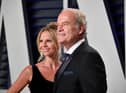 Kayte Walsh (L) and Kelsey Grammer attend the 2019 Vanity Fair Oscar Party hosted by Radhika Jones at Wallis Annenberg Center for the Performing Arts on February 24, 2019 in Beverly Hills, California.  (Photo by Dia Dipasupil/Getty Images)