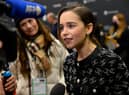 “I’m over the moon about all the awards… I just can’t do it. It’s so weird. It’s so strange” Emilia Clarke explains regarding not watching House of Dragon (Credit: Getty Images)