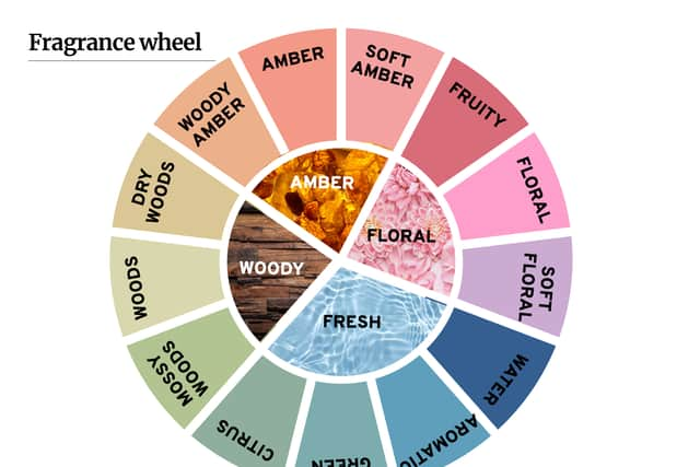 The fragrance wheel 