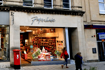 A Paperchase store pictured on Park Street, Bristol.