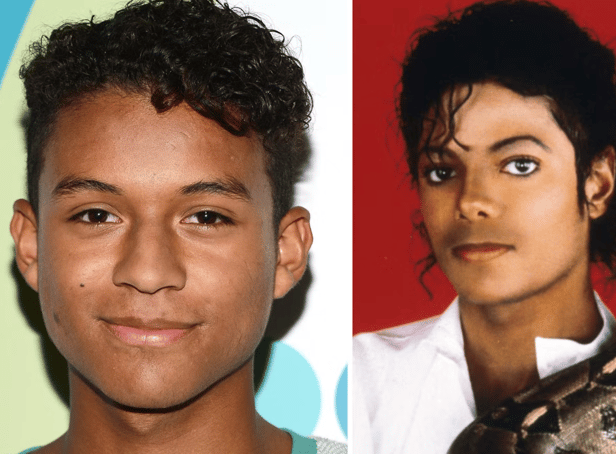 <p>Jaafar Jackson (left) and Michael Jackson (right) - Getty Images</p>