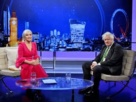 Nadine Dorries interviewed Boris Johnson on Talk TV show Friday Night with Nadine
