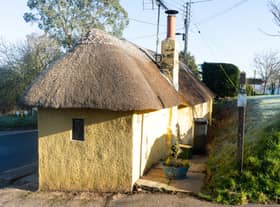 The Ye Olde Toll House in the village of Newton Poppleford  near Sidmouth, Devon, as it goes up for auction. 