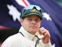 Australian captain Steve Smith looks on during day four of the Third Test match between Australia and Pakistan at Sydney Cricket Ground
