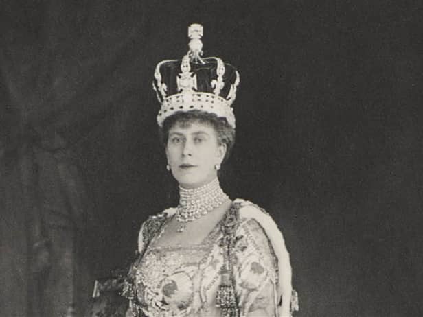 Queen Mary wearing the crown which will be used during the coronation in May (Photo: Royal Family)