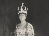 Queen Mary wearing the crown which will be used during the coronation in May (Photo: Royal Family)