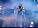 LONDON, ENGLAND - FEBRUARY 11: EDITORIAL USE ONLY: Sam Smith performs on stage during The BRIT Awards 2023 at The O2 Arena on February 11, 2023 in London, England. (Photo by Gareth Cattermole/Gareth Cattermole/Getty Images)