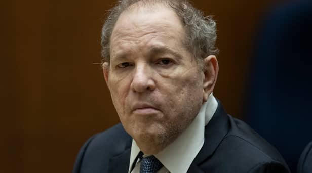 Former film producer Harvey Weinstein appears in court at the Clara Shortridge Foltz Criminal Justice Centre on October 4, 2022 in Los Angeles, California.  (Photo by Etienne Laurent-Pool/Getty Images) 