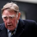 Sir Bernard Ingham arrives in Downing Street to attend a party to celebrate the 85th birthday of Baroness Thatcher on October 14, 2010  (Photo by Oli Scarff/Getty Images)